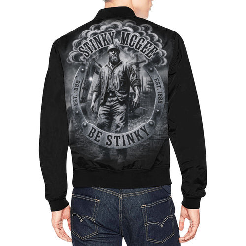 NewStinkyConstruction All Over Print Bomber Jacket for Men (Model H19)