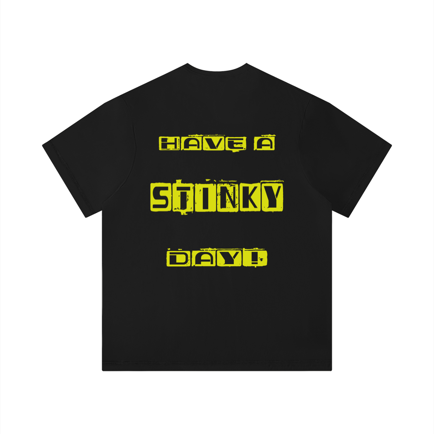 Stinky Men's Solid Color Regular Fit T-Shirt STINKY Style