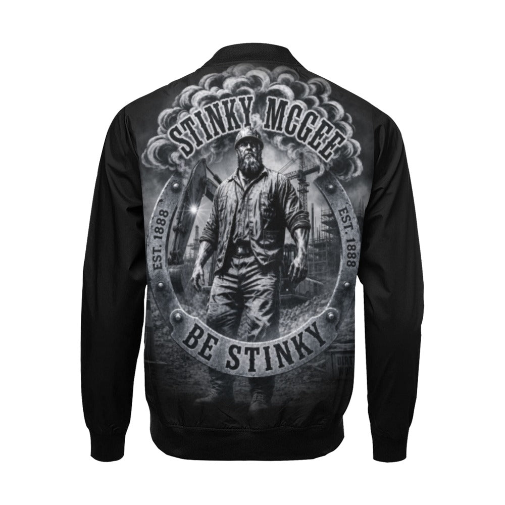NewStinkyConstruction All Over Print Bomber Jacket for Men (Model H19)