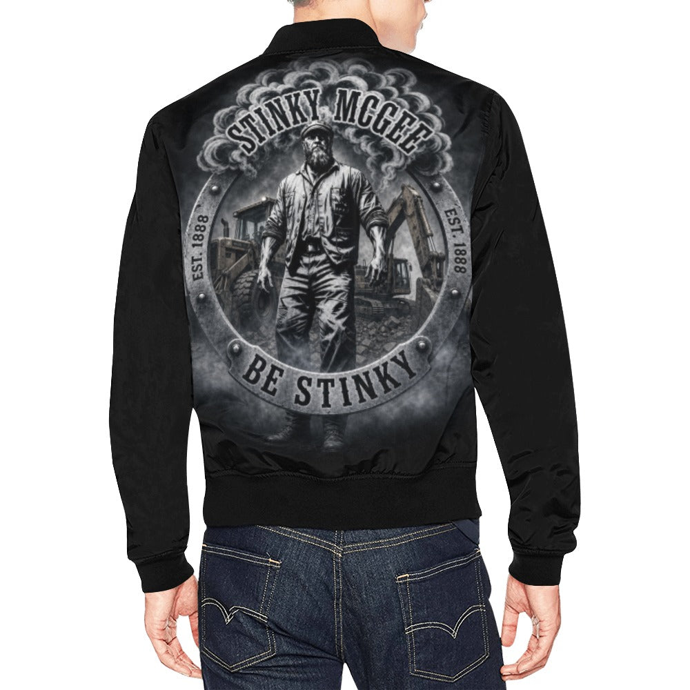 NewStinkyHeavy All Over Print Bomber Jacket for Men (Model H19)