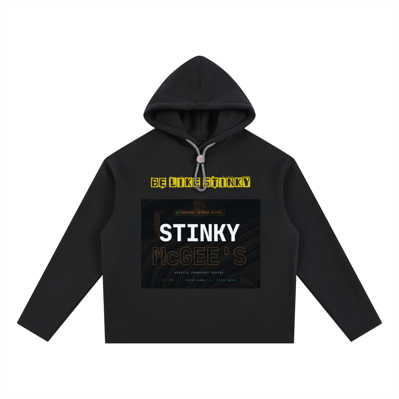 Stinky Oversized Fleece Hoodie
