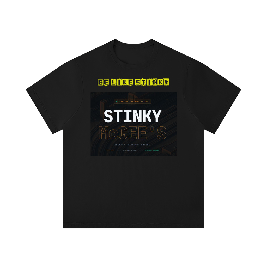 Stinky Men's Solid Color Regular Fit T-Shirt STINKY Style